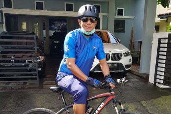 Ini akitivitas unik mantan pelatih Sriwijaya FC saat puasa, rutin ngabuburit gowes sepeda lebih dari 20 Km