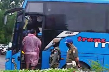 Tim satgas COVID-19 Palembang amankan belasan pengemudi kendaraan tidak pakai masker