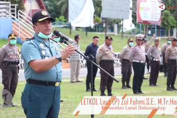 Lingga melawan COVID-19: Sinergitas TNI, Polri dan Pemda