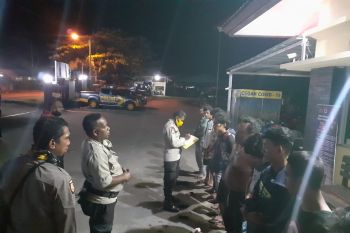11 warga Biak dibina di Polres karena keluyuran malam