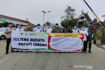 Danrem tinjau posko COVID-19 di perbatasan Sulteng-Sulsel