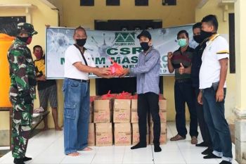 PT Maju Aneka Sawit salurkan ribuan sembako untuk masyarakat