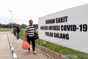 RS Darurat Pulau Galang rawat 42 pasien