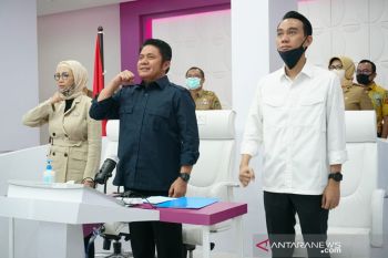 Gubernur Sumsel resmikan aplikasi "Pantau COVID -19SS"