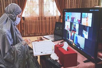 Wabup Seruyan manfaatkan waktu di rumah dengan tadarus online
