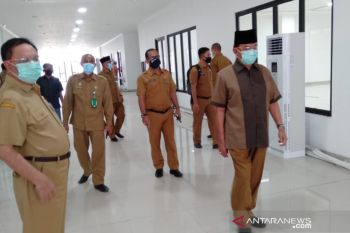 Progres fisik 95 persen, Bupati Inhil gesa konstruksi ruang isolasi pasien COVID-19