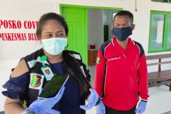 Rapid test Polres Biak temukan dua warga positif reaktif COVID-19