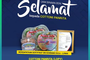 Permen jelly produk UKM Makassar pertama di Indonesia yang ber-SNI