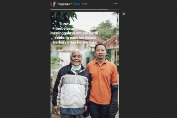 Adi Kurdi "abah" menjadi panutan Ringgo Agus Rahman