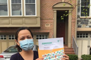 Relawan Diaspora Indonesia di Amerika Serikat  produksi masker tangkal corona
