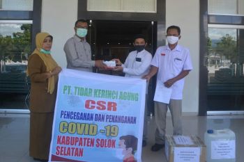 Solok Selatan terima bantuan tujuh ton beras tangani COVID-19
