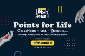 Cashbac dan Visa bekerja sama dengan Kitabisa berdonasi melawan COVID-19