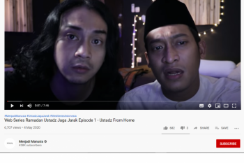 Di balik layar "Ustadz Jaga Jarak", gangguan internet dan cahaya