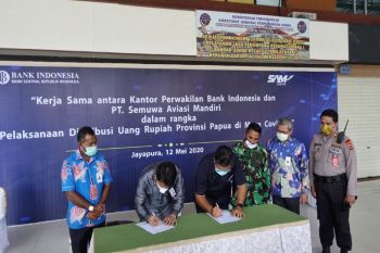 BI  gandeng PT. SAM Air distribusi uang ke kabupaten se Papua