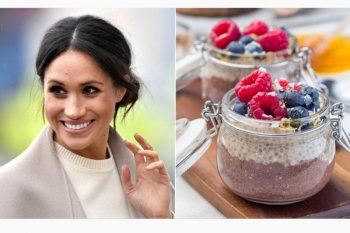 Mencoba puding chia Meghan Markle untuk berbuka