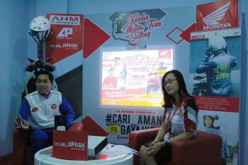 Edukasi Safety Riding live di IG Honda Sulteng, 'Memaafkan Dengan #Cari_Aman'