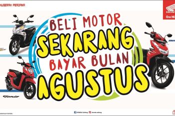Hanya ada di Honda: beli motor sekarang, bayar bulan Agustus 2020