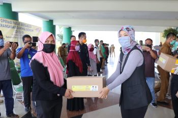 Pemprov Lampung gelar operasi pasar bersubsidi di Pringsewu