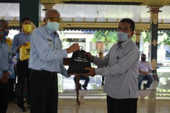 Sleman memberikan bantuan pangan warga jalani isolasi mandiri