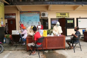 90 tahanan di Mapolresta Jayapura Kota ikuti "rapid test"