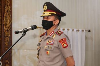 Kapolres OKU Selatan, Musirawas, dan Empat lawang diganti,  Kapolda pimpin sertijab melalui konferensi video