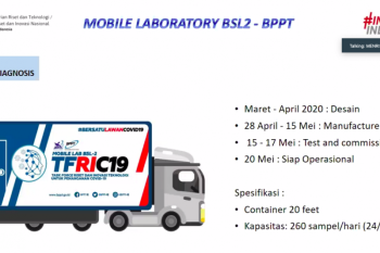 Kemenristek gagas laboratorium mobile untuk optimalisasi tes COVID-19 di daerah