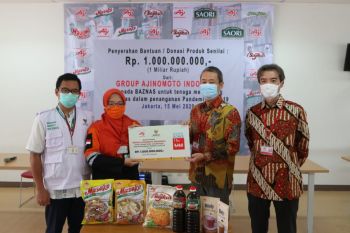 Group Ajinomoto salurkan donasi kepada tenaga medis lewat BAZNAS