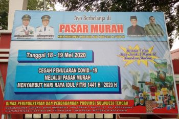 Disperindag jelaskan tagline "Cegah Covid-19 Gelar Pasar Murah"