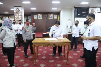 Pemprov Lampung akan tindak tegas usaha ritel pelanggar protokol kesehatan