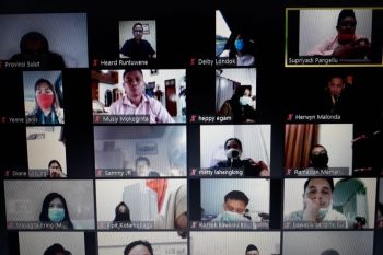 Bawaslu Sulut koordinasi dengan kabupaten-kota melalui zoom