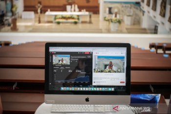 Ibadah Kenaikan Isa Al-Masih di Makassar digelar  virtual