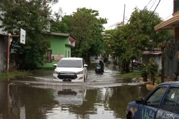 Sebagian wilayah di Kota Makassar digenangi banjir
