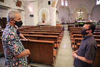 Gubernur Jateng minta pemimpin gereja  sosialisasikan PPKM Jawa-Bali