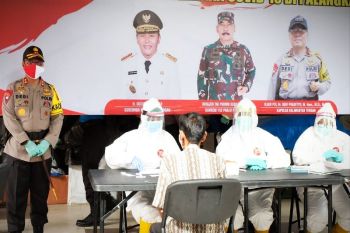 Hasil rapid test massal di Pasar Kahayan, tiga orang reaktif