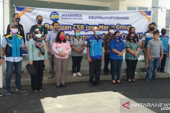 PT JMB membagikan paket bahan kebutuhan pokok warga terdampak COVID-19