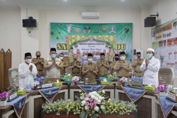 Pemkab Pringsewu gelar halalbihalal secara virtual