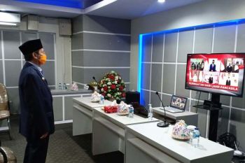 Gubernur Sulteng ikuti upacara peringatan Hari Lahir Pancasila secara virtual