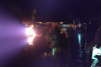 Polisi selidiki speed boat terbakar angkut tim COVID-19