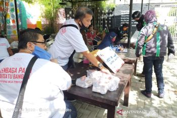 Lembaga Kemanusiaan Palu Bersatu Bangkit bantu Ojol di Palu