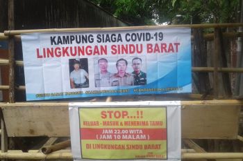 Lingkungan Sindu Barat Mataram mencanangkan Kampung Siaga COVID-19