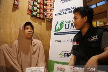 ACT  bantu modal penyintas bencana Sulteng berwirausaha