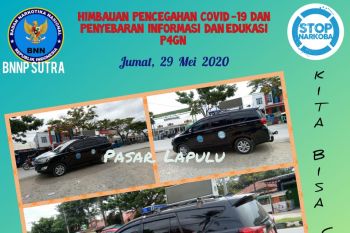 BNN Sultra edukasi warga bahaya narkoba dan cegah COVID-19