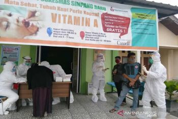 Relawan COVID-19 FK UNRI perkuat Puskesmas Simpang Baru gencarkan edukasi tentang pencegahan COVID-19