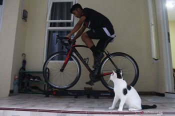 Latihan atlet sepatu roda hadapi PON Papua