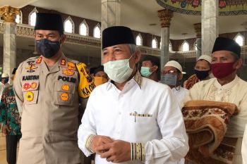 Masjid terbesar di OKI gelar Shalat Jumat setelah tiga bulan ditutup