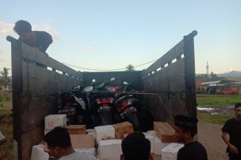 Tim gabungan Jatanras dan IntelMob Polres Dompu gagalkan penyelundupan sepeda motor tanpa surat dari Bali