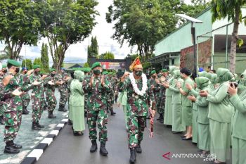 Pisah sambut Danrem 132/Tadulako terapkan protokol kesehatan