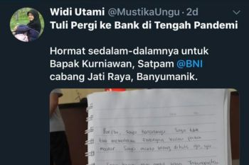 Kisah nasabah difabel ke BNI saat pandemi