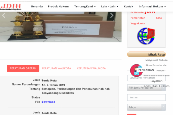 Yogyakarta membuka layanan konsultasi hukum daring melalui "Mbak Ratu"