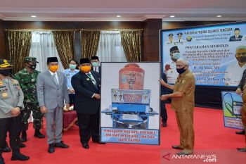 Sebanyak 1.000 wastafel dan 300 ribu masker untuk SMA/SMK di Sultra